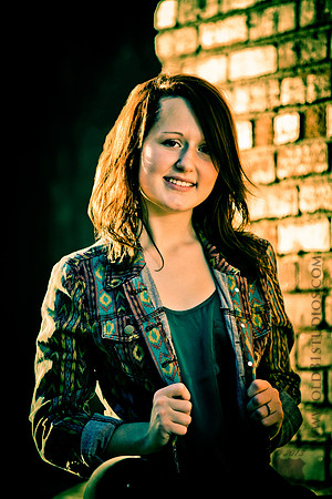 2013 High School Senior Portrait that was taken in the Wichita Old Town District, Wichita, Kansas.