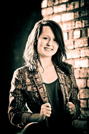 2013 High School Senior Portrait that was taken in the Wichita Old Town District, Wichita, Kansas.