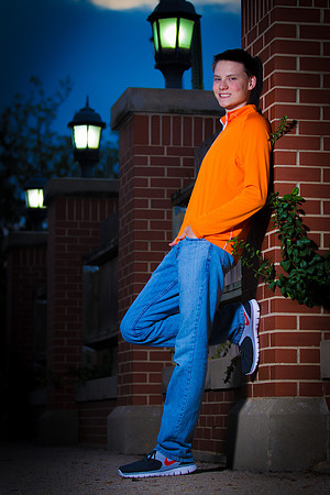 2013 High School Senior Portrait that was taken in the Wichita Old Town District, Wichita, Kansas.
