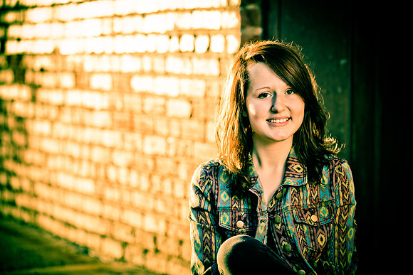 2013 High School Senior Portrait that was taken in the Wichita Old Town District, Wichita, Kansas.